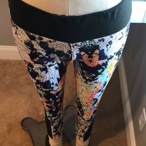 Element printed athletic crop pants M